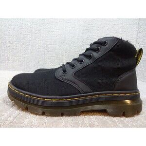 Dr Martens Air Wair Bonny Size Men’s 6 Women's 7 US Black Fabric Lace Up Boots